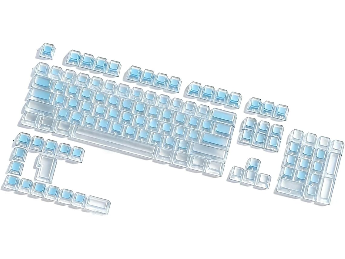 Lote De 119 Teclas Texturizadas Para Pc Con Temática De Carbono, Accesorios Para Teclados De Juegos, Teclado De Reemplazo De Acceso Completo.
