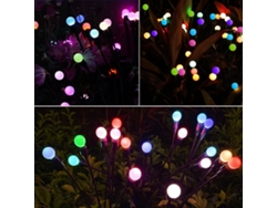 2026-2 Set Luces Jardín Solares Flexibles Ip65 8 Cabezas Decorativas Para Patio Paisajismo