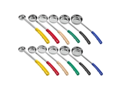 Juego De Cucharas De Acero Inoxidable Para Porciones Con 12 Piezas Sólidas Perforadas.