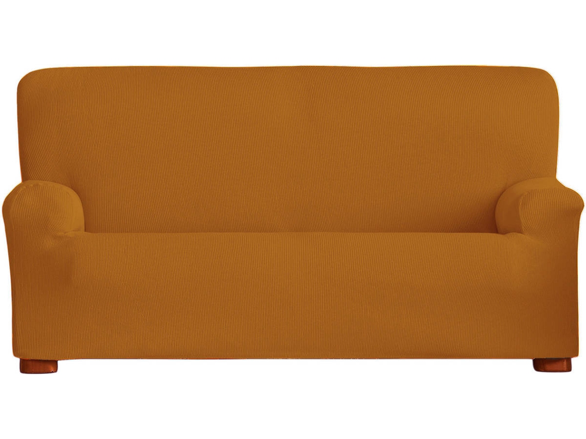 Funda de Sofá TODOPARAMICASA Ulises Amarillo (3 Plazas - 210 cm)
