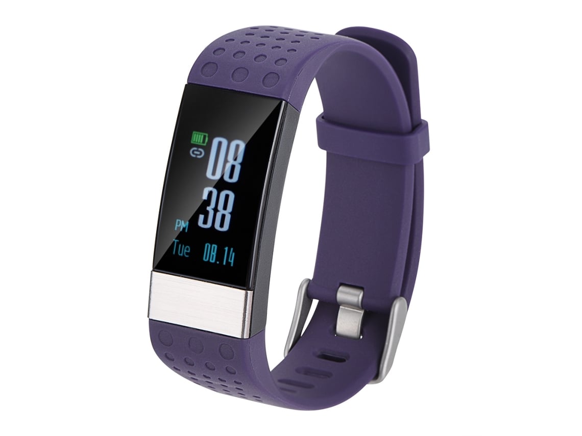 Pulsera Inteligente Monitor De Ritmo Cardíaco Rastreador De Pasos Podómetro 25 Días De Espera Morado