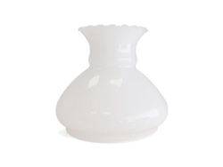 Lámpara de ombligo de cristal opalino, brillante, 15 x 16, 14 cm de apertura Ltde
