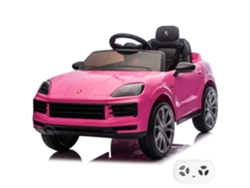 Vehículo Eléctrico Para Niños 12v - Porsche Cayenne - 1 A 5 Años - Rosa