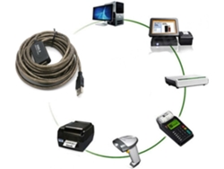 Cable De Extensión Usb 2.0 Con Amplificación De Señal, 10 Metros De Largo, Material