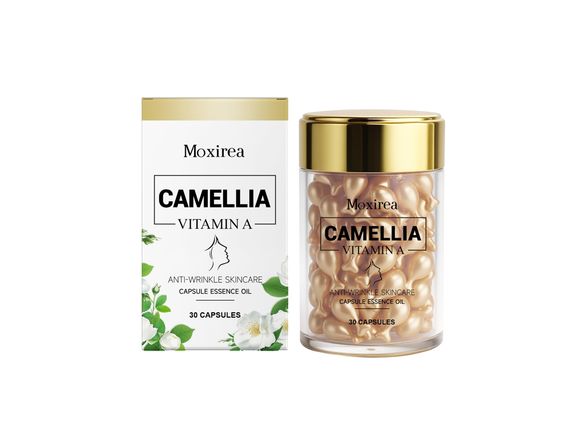 Cápsulas de vitamina A de camelia