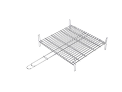 Parrilla Doble Inox 18/8 SAUVIC