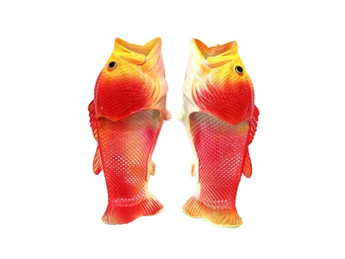 Fasst-sandalias De Pescado 3d Unisex Simulación Verano Moda Divertida Para Exteriores