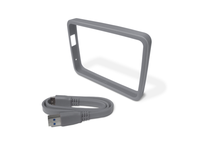 Carcasa WESTERN DIGITAL Silver (Disco duro externo - 2.5'' - Gris)