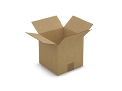 Cajas de embalaje cuadradas de 5 x 20 x 20 cm - Flauta simple