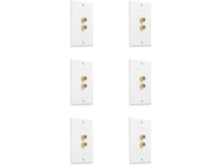 6 Placas De Pared Para Altavoces, 2 Paneles, Panel De Audio Para Cine En Casa, 1 Altavoz