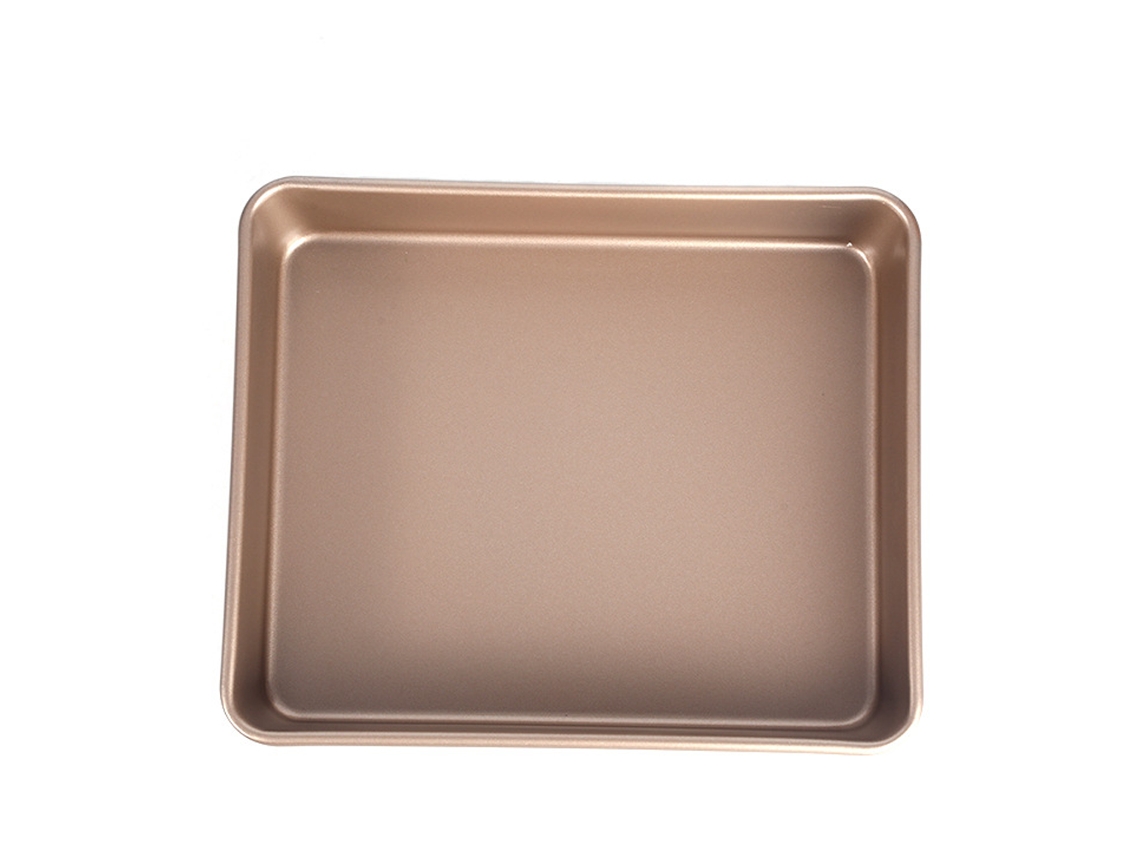 Bandeja Para Hornear Rectangular - Grande - 13 Pulgadas - Plato Hondo - Acero Inoxidable De Grado Alimenticio Saludable JEIIBRZUI