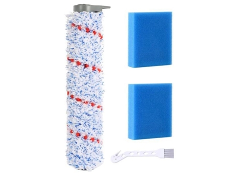 Esponjas de filtro de rodillo de cepillo para Tineco Ifloor Hf10E-01, aspirador en seco y húmedo inalámbrico completo y fregona, juego de cepillos ...
