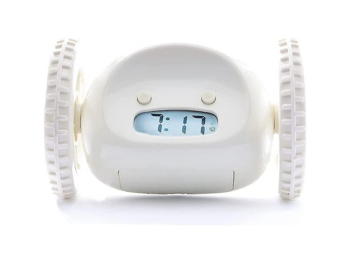 2026-reloj Despertador Móvil Ultra Fuerte Para Dormilones Profundos Wfp Blanco