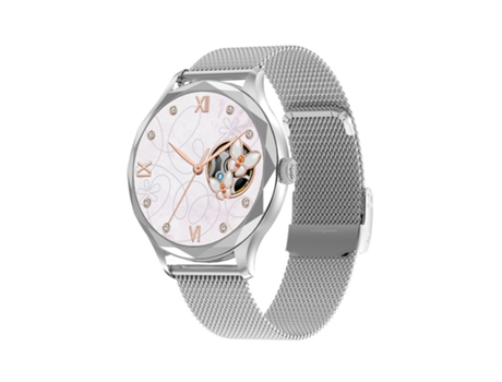 Reloj inteligente, Pantalla AMOLED de 1,3 pulgadas, más de 100 modos deportivos, Plata VEANXIN