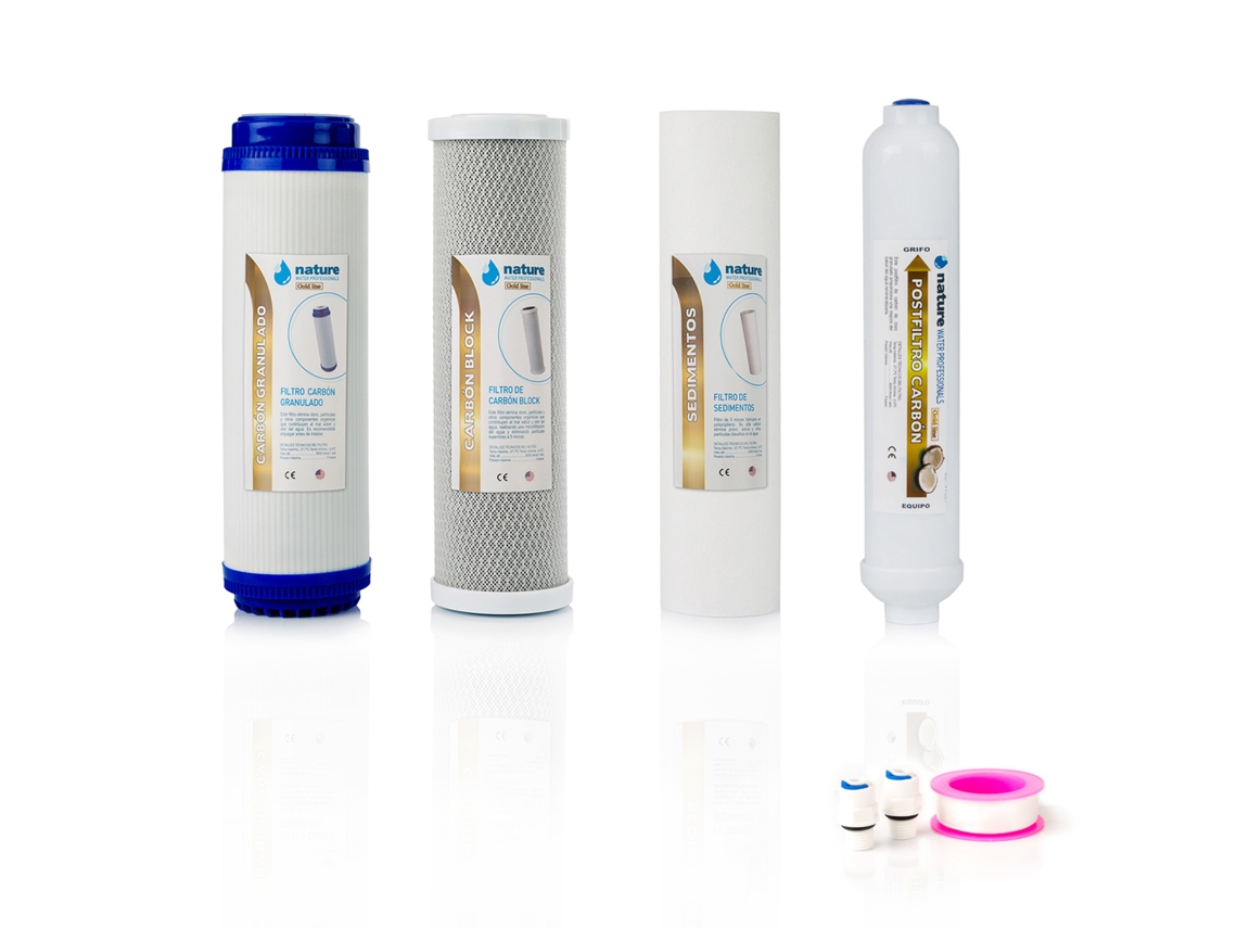 PACK 4 FILTROS OMOSIS INVERSA GOLD