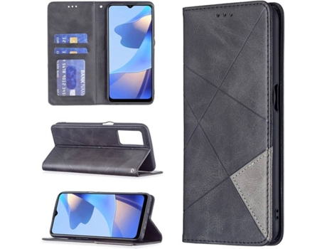 Funda Oppo A16 HFS-HOUSE Losange Negro