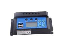 Controlador De Carga Solar Pwm De 12v 24v 20a Con Salida Usb De 5v, Regulador Para Baterías De Plomo-ácido.