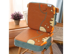 Silla de comedor Chrui con asiento elevador antideslizante y extraíble, 510 cm (alfombra de dinosaurio)