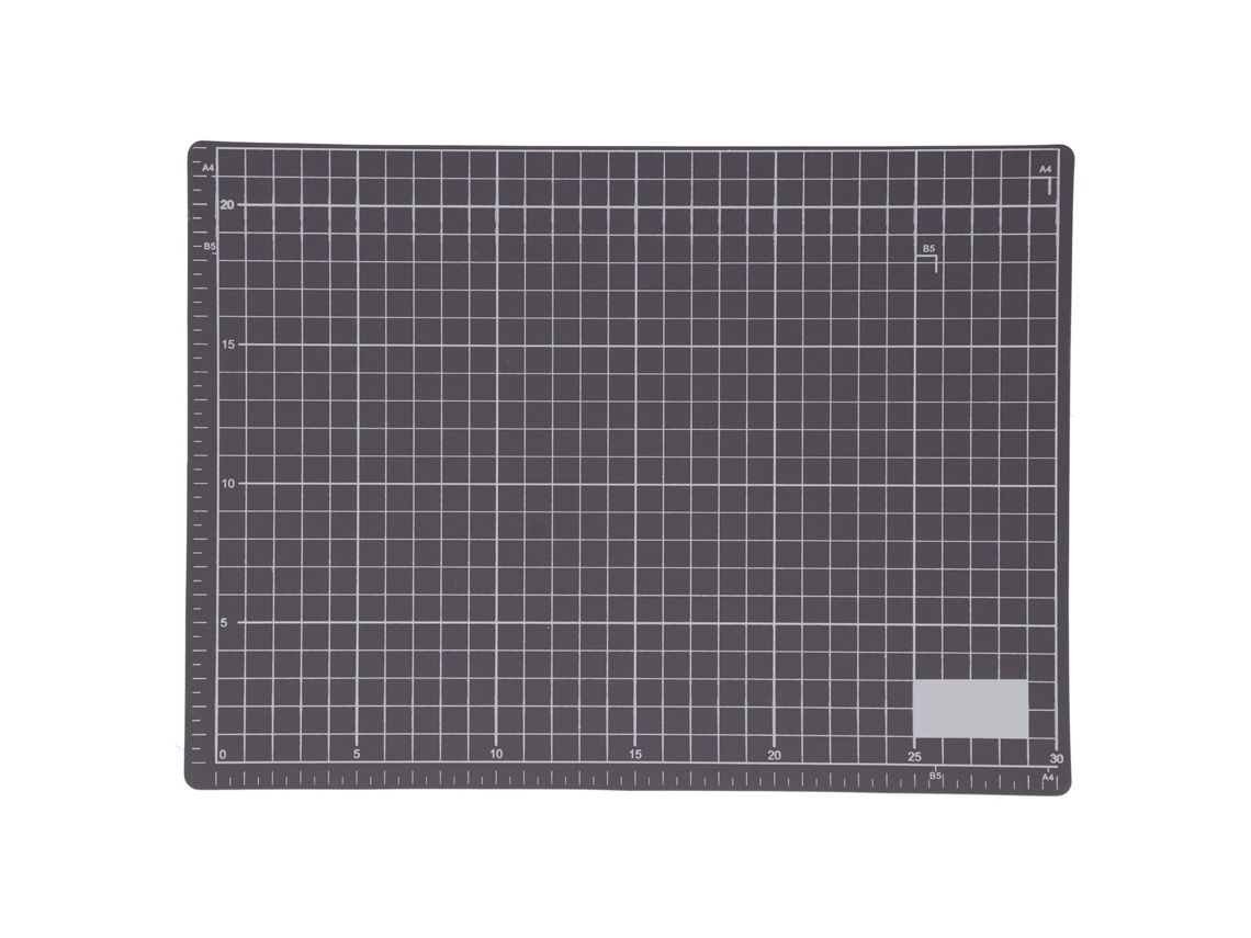 Tapete De Corte De Pvc De Doble Cara Tamaño A4 Para Manualidades Con Líneas De Cuadrícula, 30 X 22 Cm.