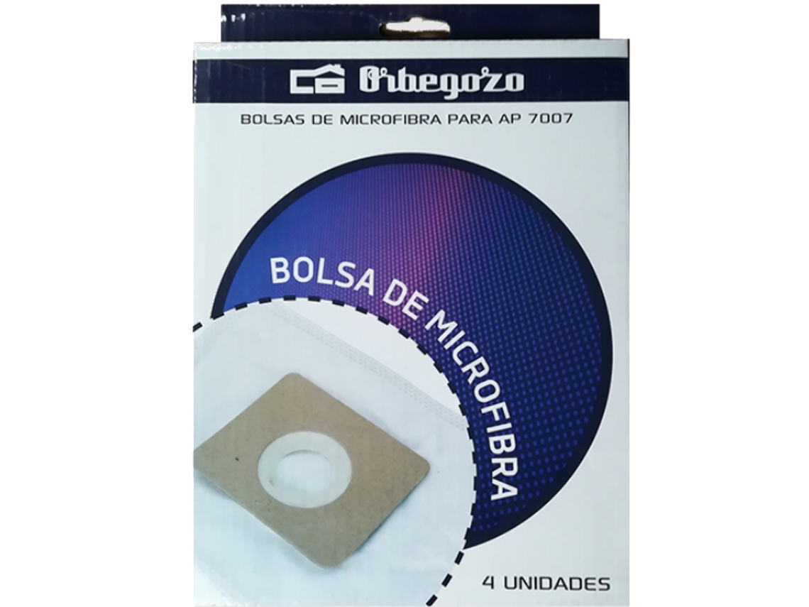 Embalaje De 4 Bolsas Microfibra Orbegozo P/Ap7007