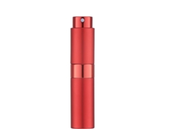 Botella Pulverizadora De Perfume Reutilizable (8 Ml, Roja) Para Viaje, Dispensador Portátil