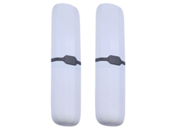 VVJIJILLY 2 Caixas De Escova De Dentes Portáteis, Suporte De Viagem 20x5,5cm