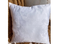 Avec Funda de cojín con estampado de loto blanco 45*45cm BOD HOME