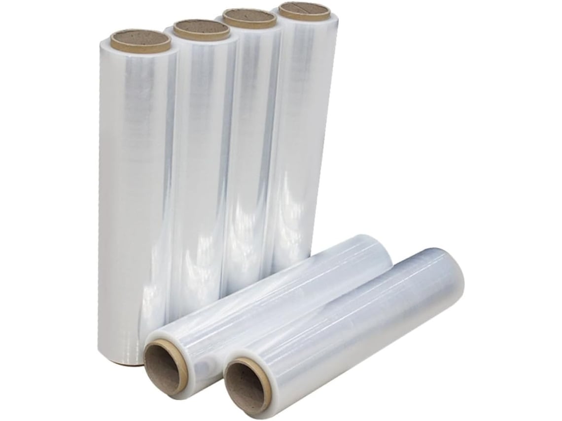 Film Estirable Transparente, Autoadhesivo Y Resistente Para Embalaje De Palets Y Películas De Mudanza.