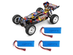 Tres Baterías wltoys 124007 Varias Baterías 1/12 2.4g 4wd Coche Rc Sin Escobillas 75 Km/h Vehículos De Carreras Todoterreno Modelos Rtr Juguetes