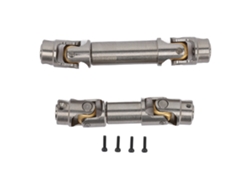 Eje De Transmisión Central Delantero Y Trasero De Acero Inoxidable Para Coche Rc Traxxas Trx4m 1/18, Color Plata.