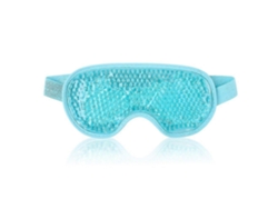 Máscara de gel reutilizável para olhos inchados, para climas frios ou quentes, macia, ajustável e lavável.