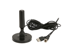 Antena de TV digital con recepción de 360 grados y base magnética fuerte