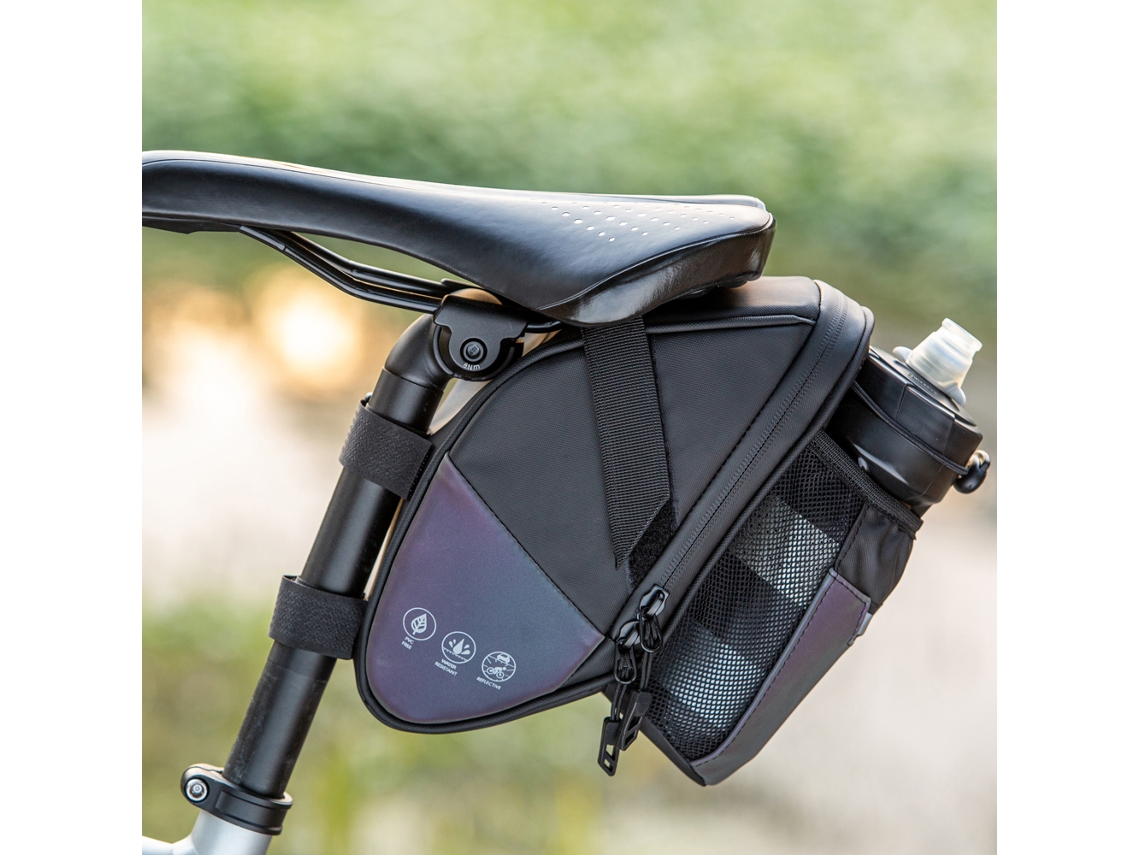 Bolsa De Cola Para Bicicleta Universal 1.5l Reflectiva Impermeable Bolsa De Asiento Bolso De Kettle