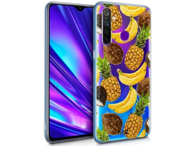 Carcasa Realme 5 Pro COOL Fruta Amarillo