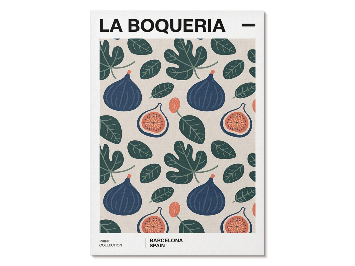 Póster En Lienzo Con Estampado De Frutas, 21 X 29,7 Cm A4 - (verde, Ilustración, Boho, Fondos Y Patrones)