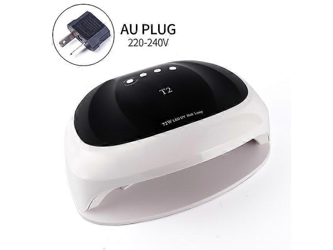 Secador de Esmalte Doble con Lámpara UV T2 72W para Manos y Pies con 36 LEDs para Uñas de Gel, Manicura, Diseño de Uñas, Secado con Lámpara Ly Ebike