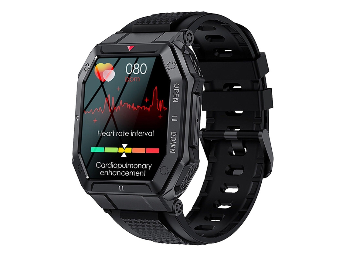 Reloj inteligente Tavice resistente con monitorización de actividad física, llamadas Bluetooth y monitorización de frecuencia cardíaca | Bicicleta eléctrica Black Ly