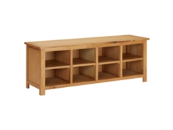 Zapatero Organizador en Madera de Roble Maciza 114X37X45 Cm