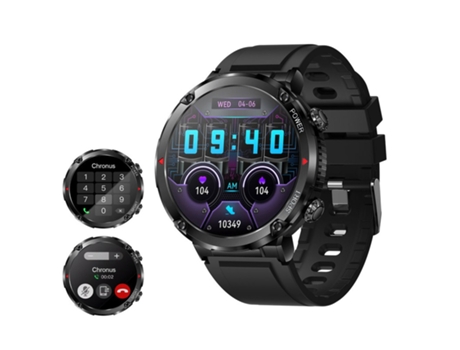 Smartwatch CHRONUS Militar 1.6HD 600mAh Negro