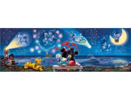 Puzzle CLEMENTONI Mickey & Minnie (1000 Piezas)