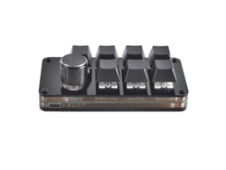 Teclado gamer programable con teclado mecánico de 7 teclas y 1 botón Everley891