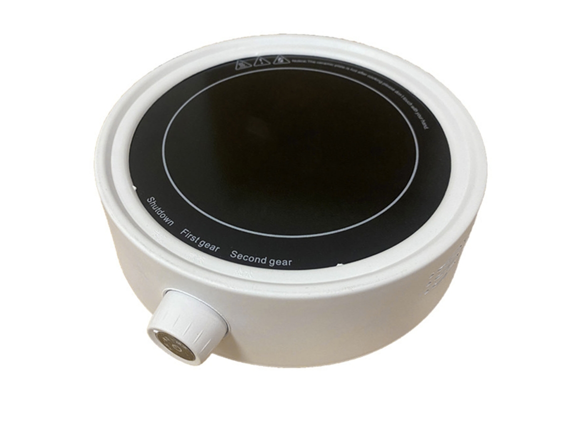 Mini Estufa Eléctrica De 650 W Para Té, Calentamiento Rápido, Panel Microcristalino, Ajuste Mediante Perilla.