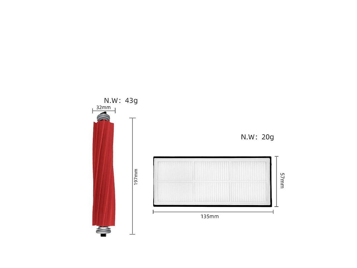 Acessórios de Aspirador Para S7 Maxv Ultra S7 Pro Ultra Dust Cepillo lateral principal Bolsa para el polvo Filtro Hepa
