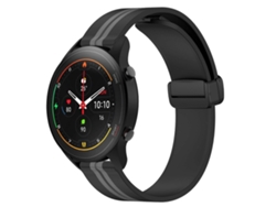 Pulsera plegable de silicona con cierre magnético para Xiaomi Mi Watch S1 Pro de 22 mm