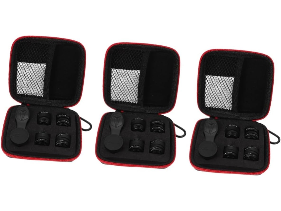 Kit De 3 Lentes Para Teléfono Móvil: Mini Filtro Macro Gran Angular 2.1