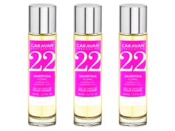 3x Perfume de Mujer Nº22 150ml CARAVAN