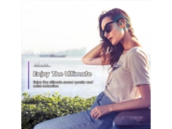 Auriculares Inalámbricos Bluetooth 5.0 Con Estuche De Carga Y Gancho Para La Oreja, Ideales Para Deportes.