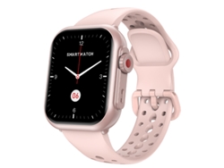 Reloj Inteligente Chronus 1,85'' HD con Interfaz 3D Llamadas Bluetooth Salud 24h 100+ Modos Deportivos y Batería 1000mAh (Rosa)