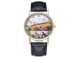 Reloj De Pulsera Analógico De Cuarzo Unisex Con Esfera Redonda Para Mujeres Y Hombres.