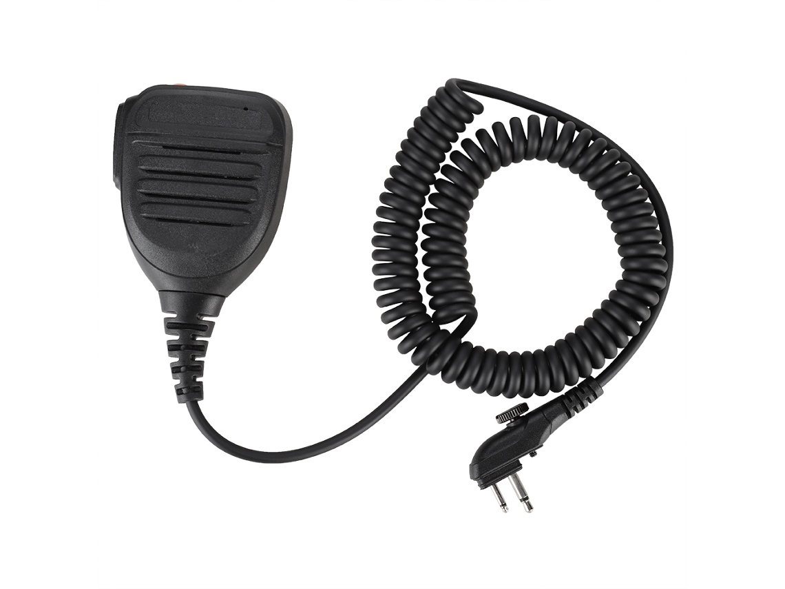 Micrófono portátil con altavoz para radio walkie-talkie